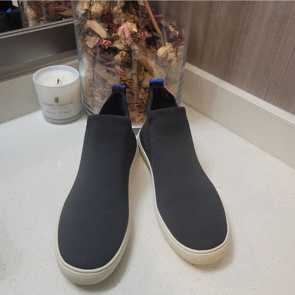 Rothy's Black and White Sneakers
